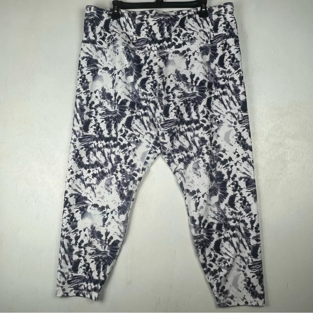 **SOLD**RBX | women’s athletic leggings size 3X tie dye plus workout pants - Picture 11 of 11